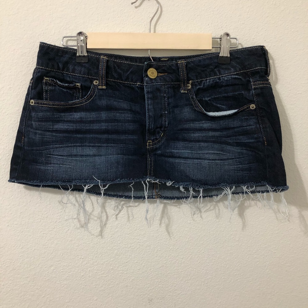 AE denim mini